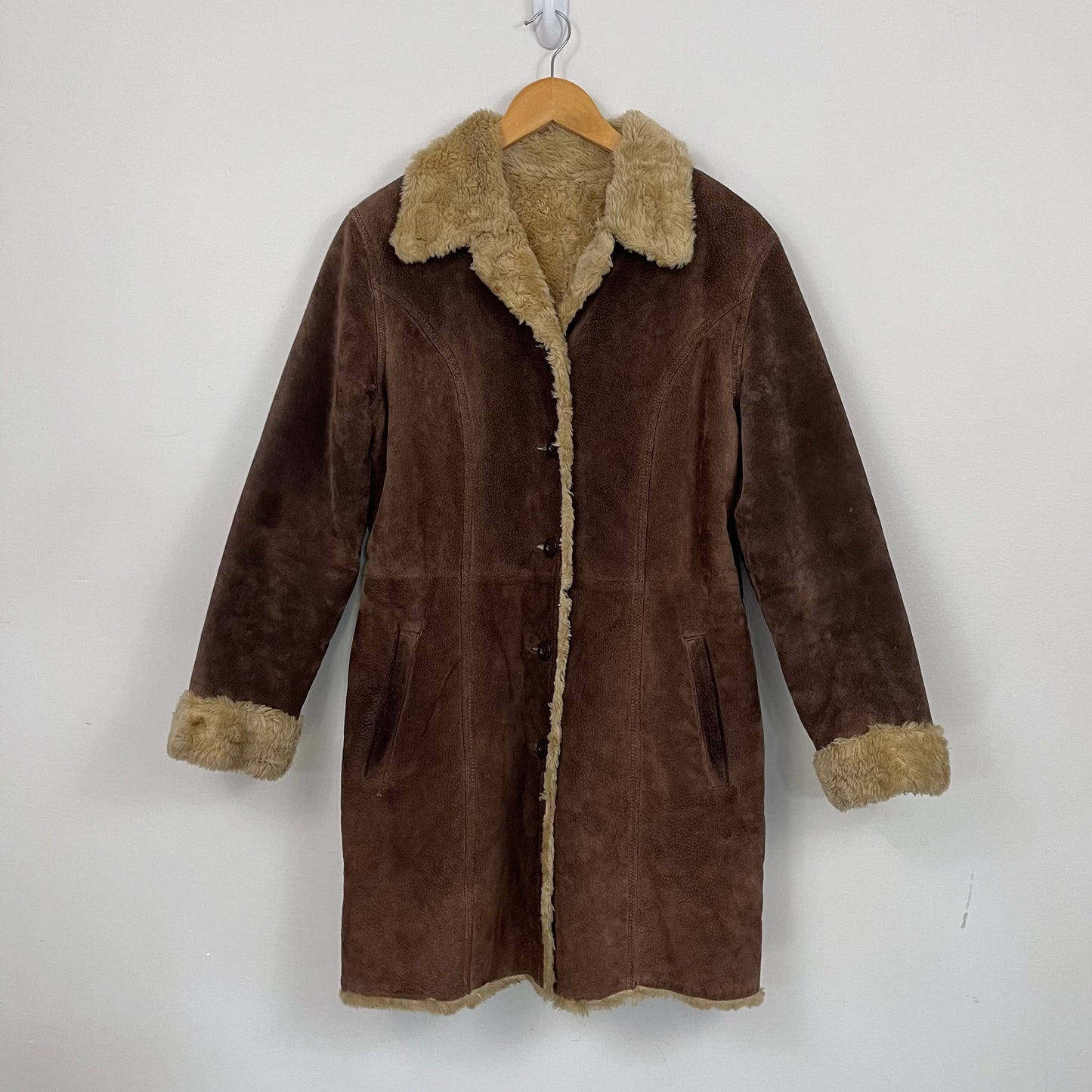 Y2K Wilsons Leather Suede Coat
