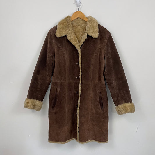 Y2K Wilsons Leather Suede Coat