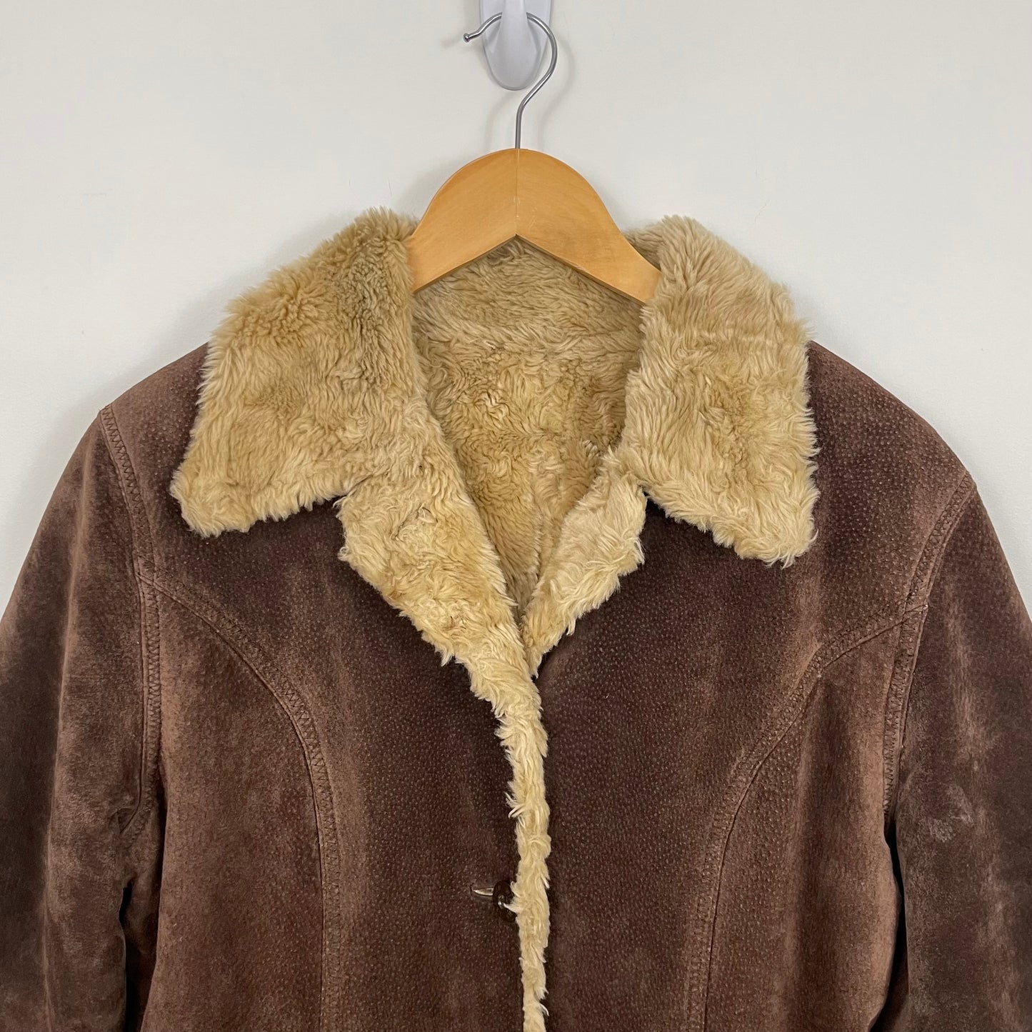 Y2K Wilsons Leather Suede Coat