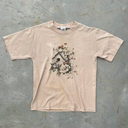 1990s Birds at a Birdhouse Graphic Tee