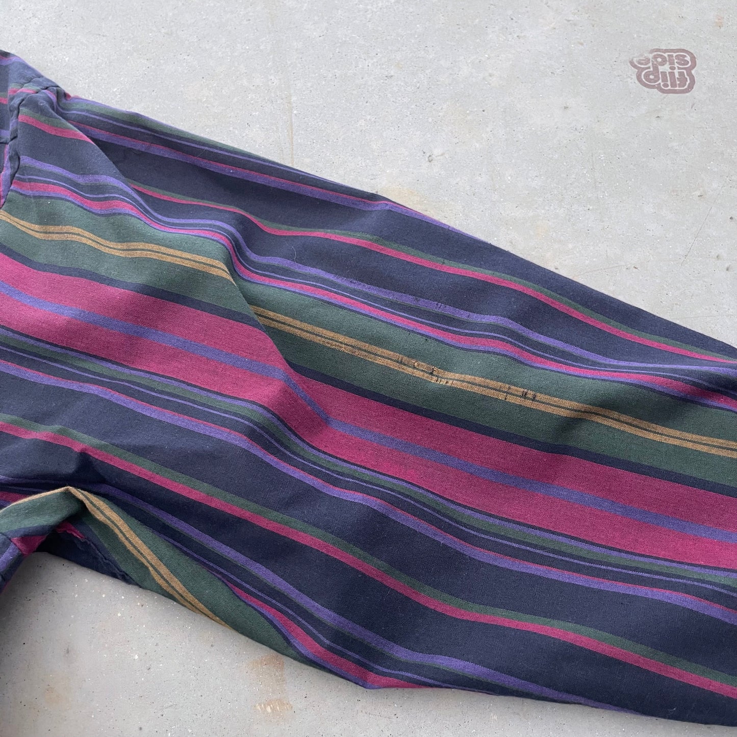 1990s Saddlebred Striped Button Down Shirt