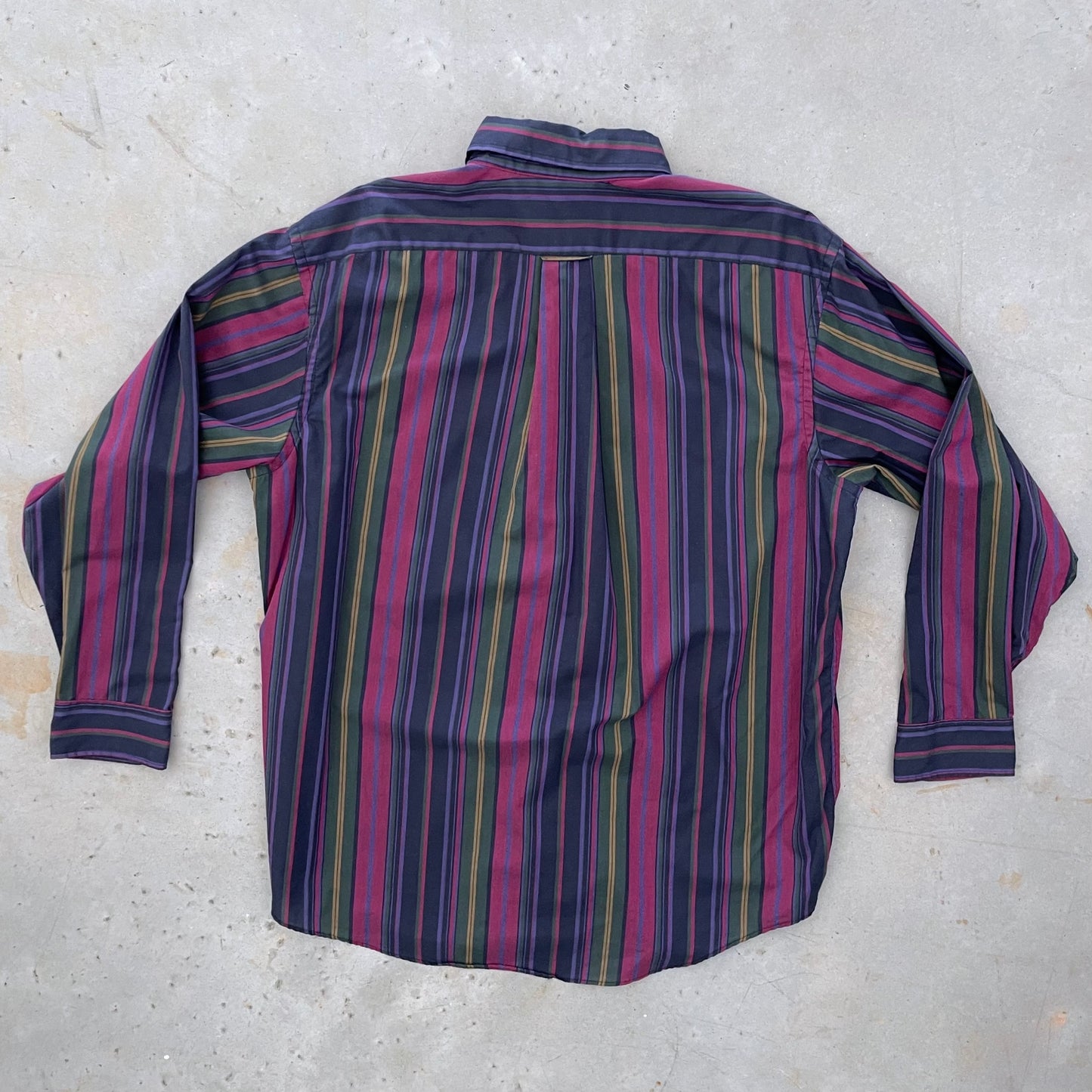1990s Saddlebred Striped Button Down Shirt