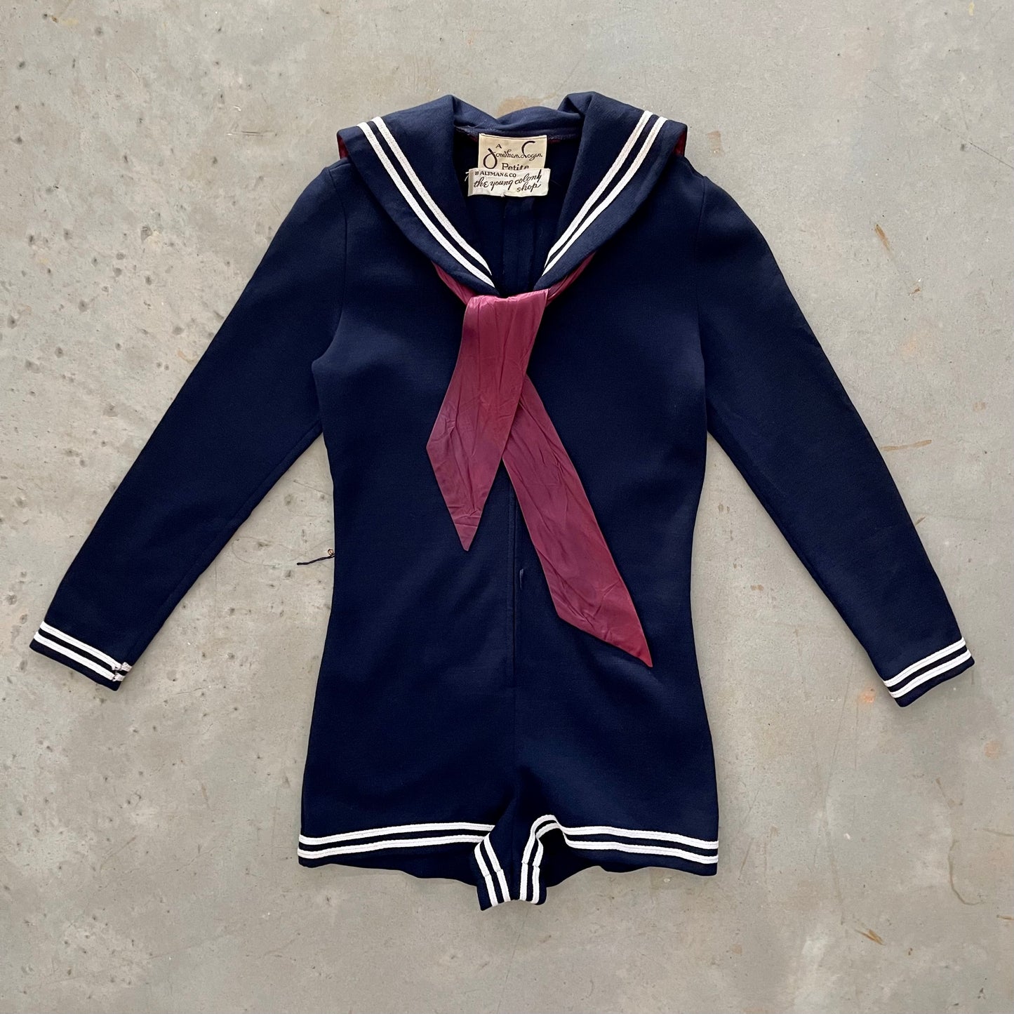 1960s Jonathan Logan Sailor Romper