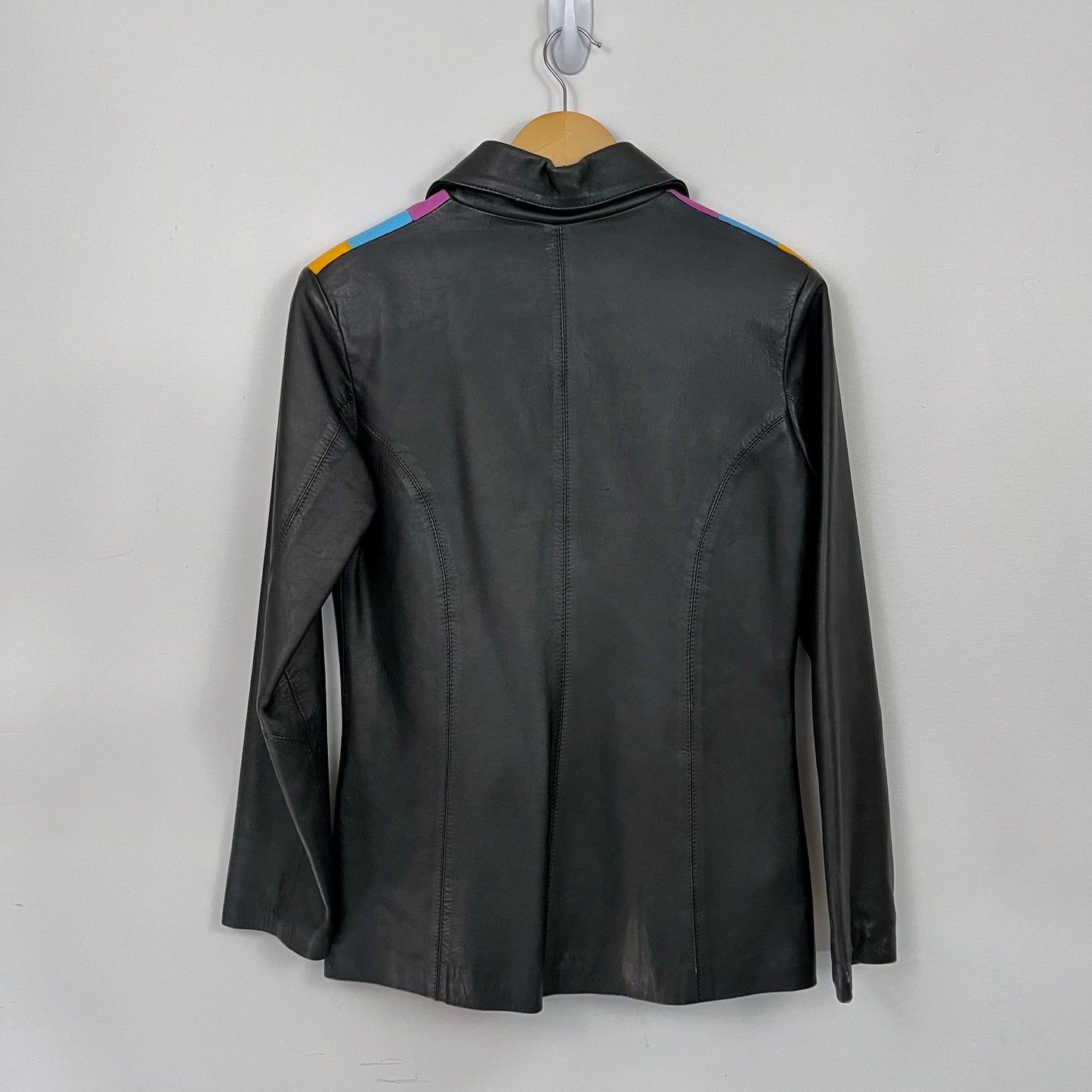 Custom Hand Painted Leather Jacket