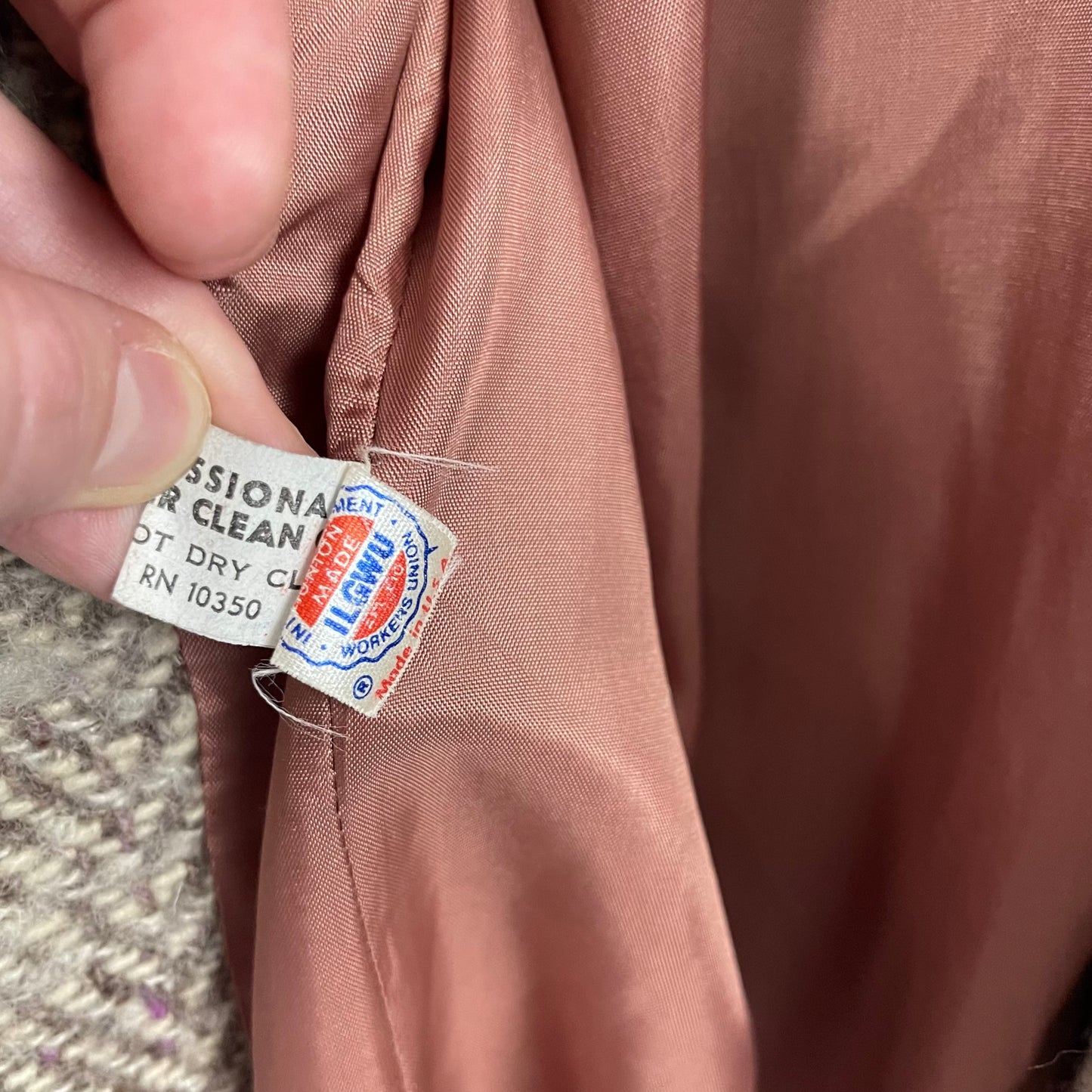 1980s Braefair Wool & Leather Cocoon Winter Coat