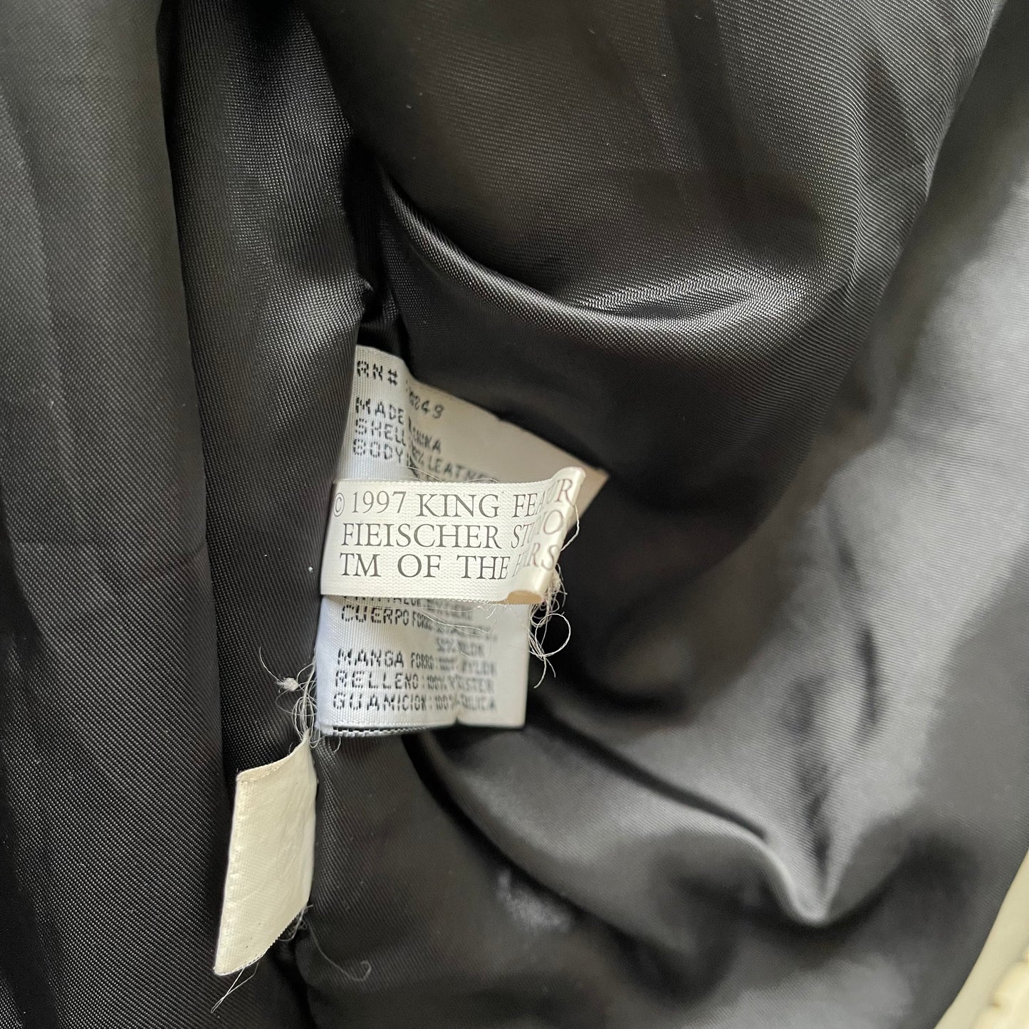 90s Betty Boop Leather Bomber