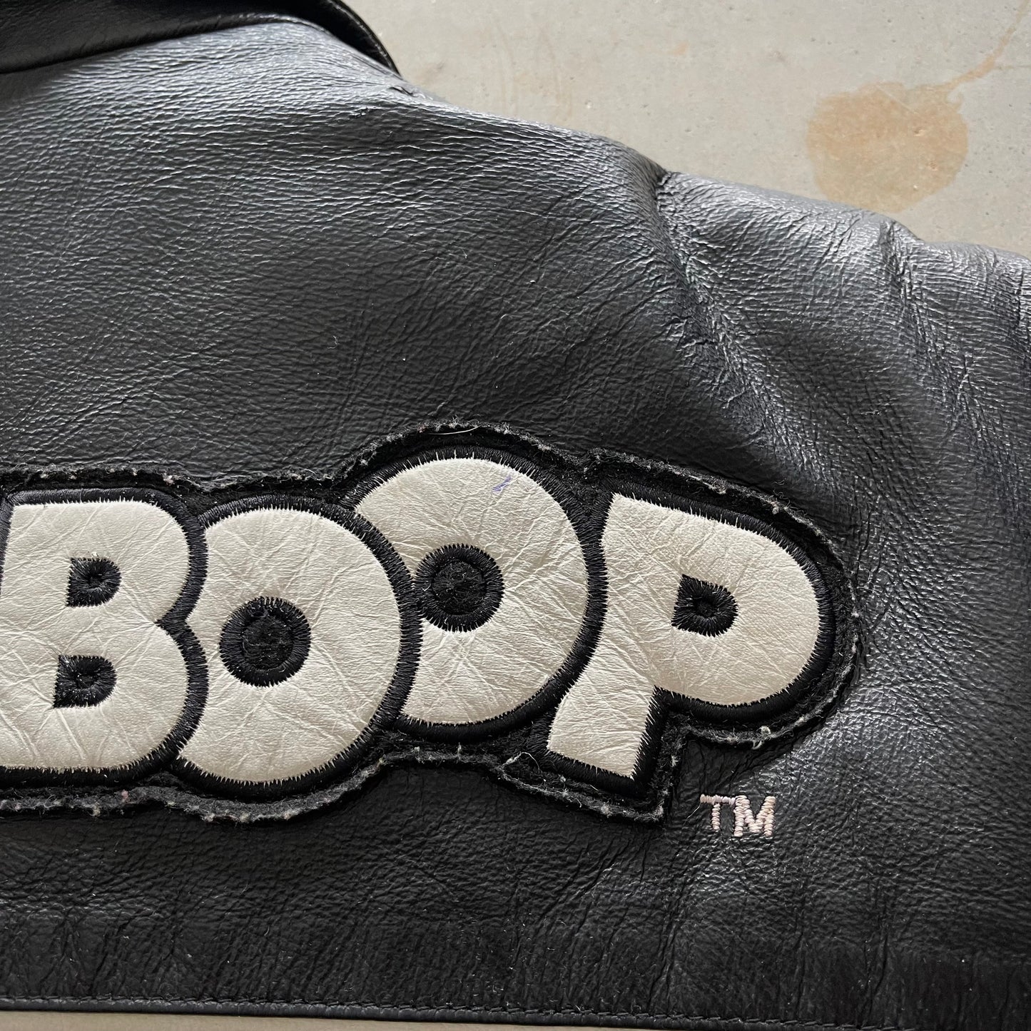 90s Betty Boop Leather Bomber