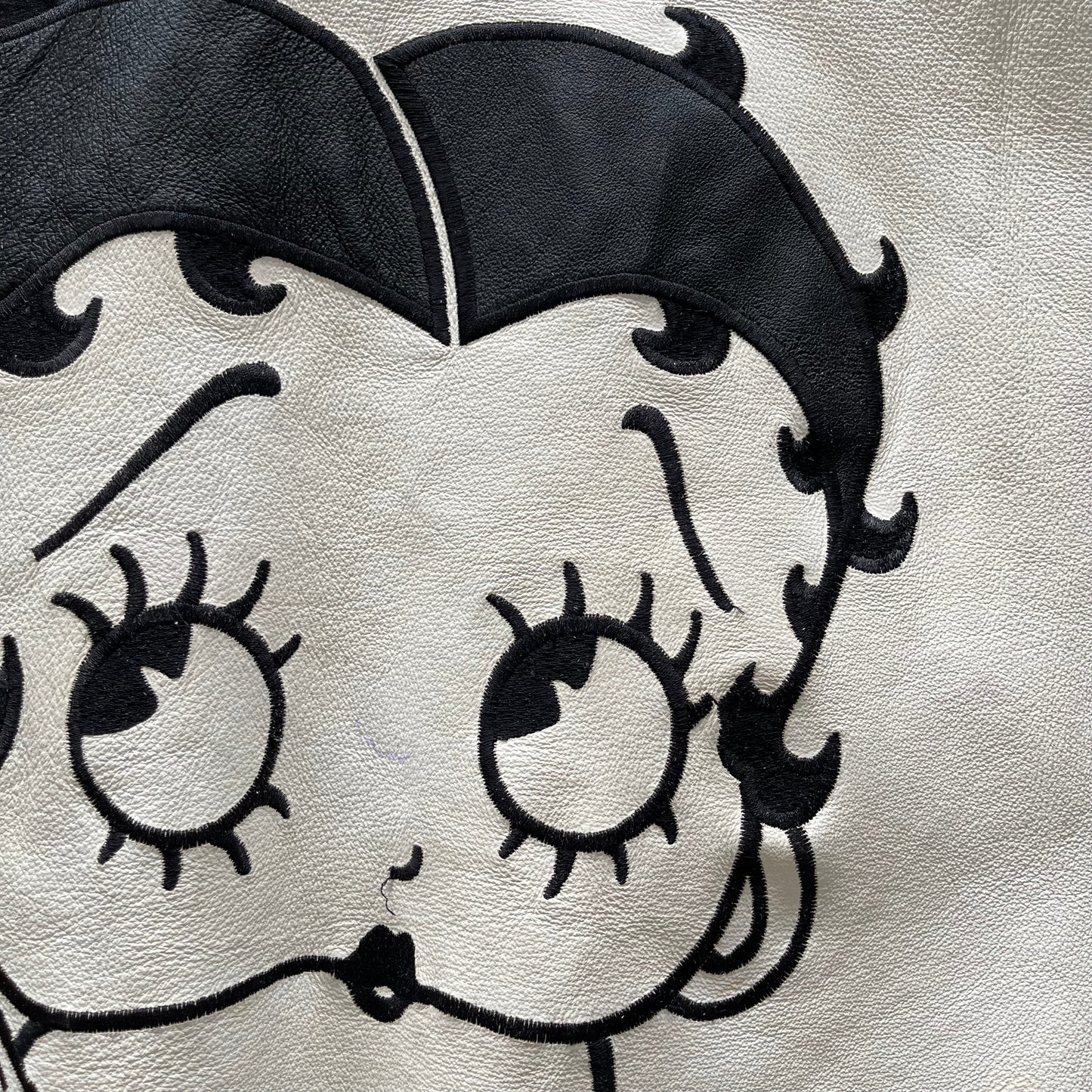 90s Betty Boop Leather Bomber