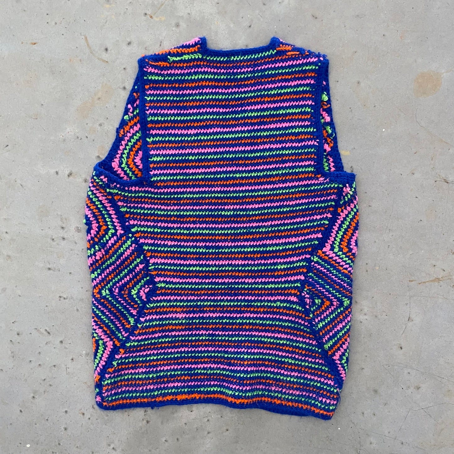 1970s Crocheted Sweater Vest