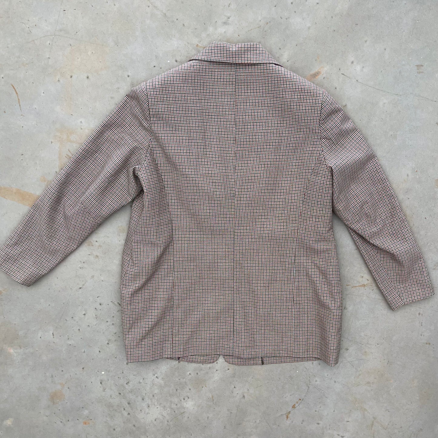 Handmade Plaid Spring Blazer