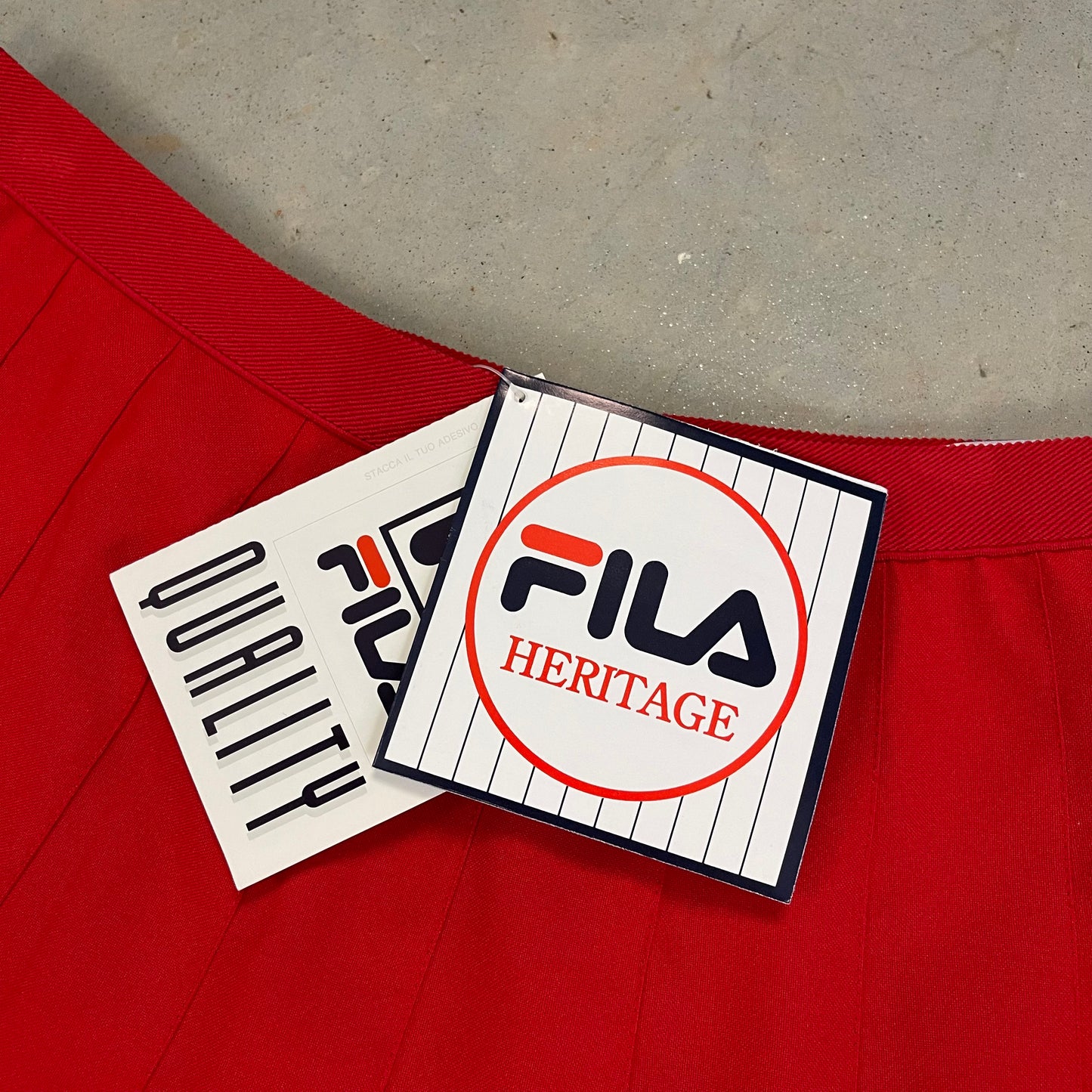 1980s Deadstock Fila tennis skirt