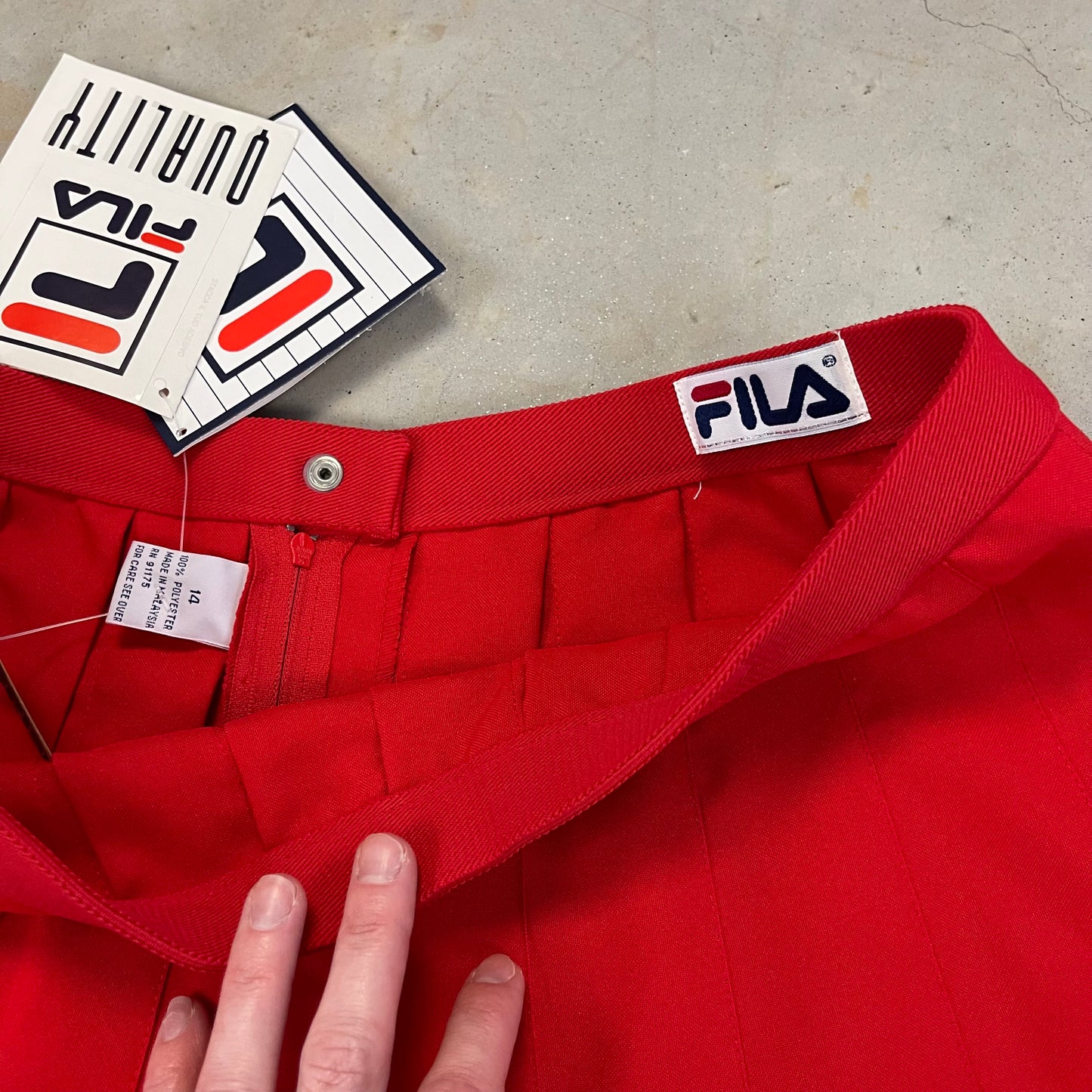 1980s Deadstock Fila tennis skirt