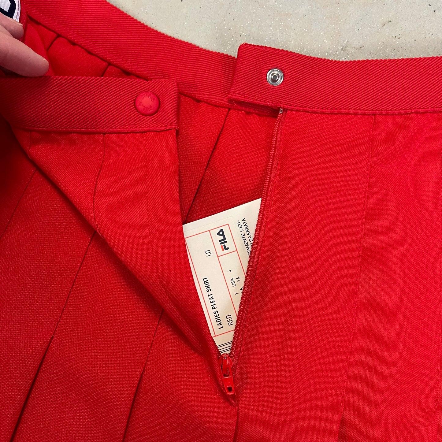 1980s Deadstock Fila tennis skirt