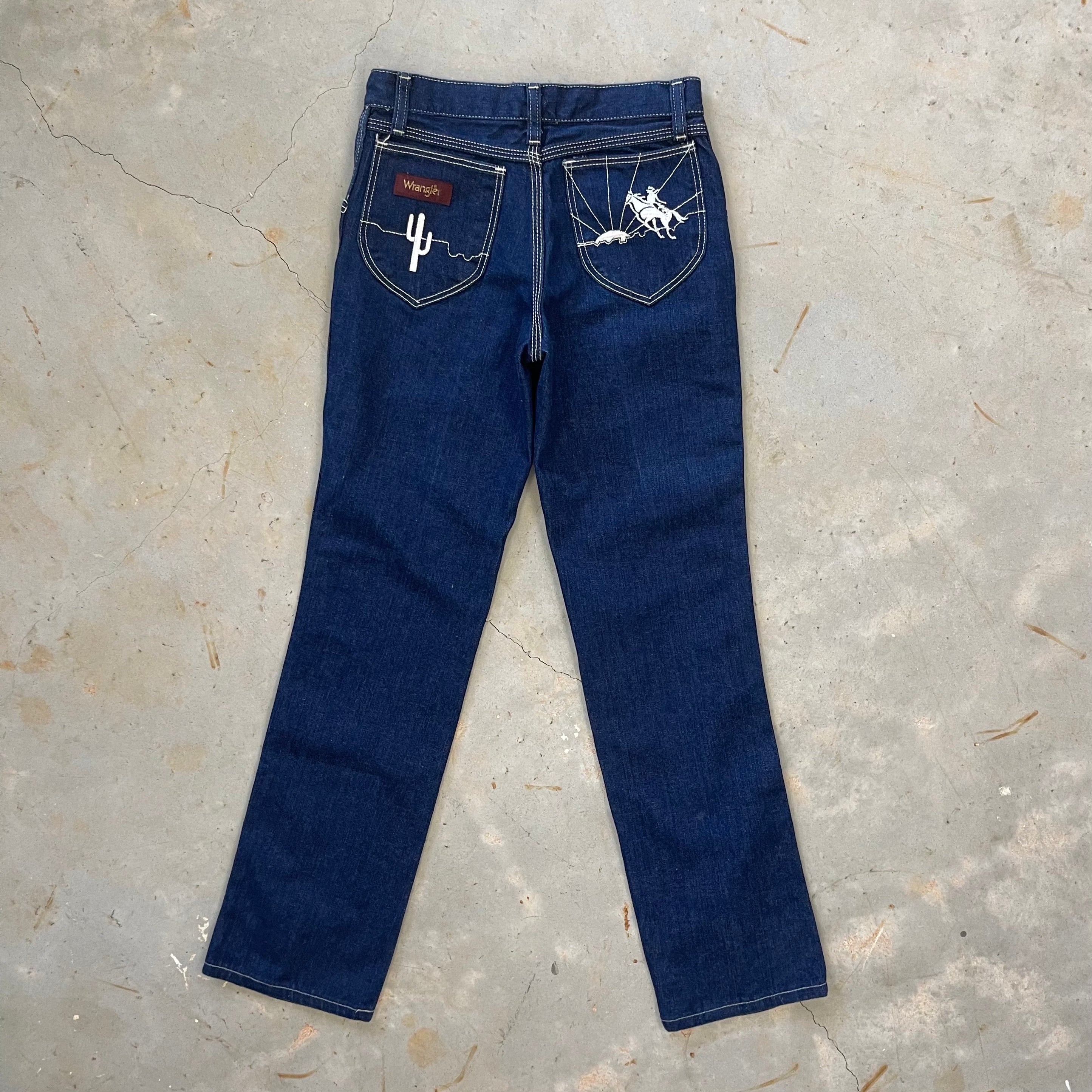 '70s Wrangler No Fault embroidered jeans