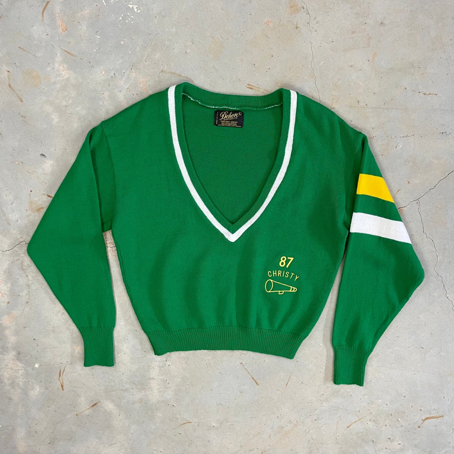1980s Varsity Cheer Sweater