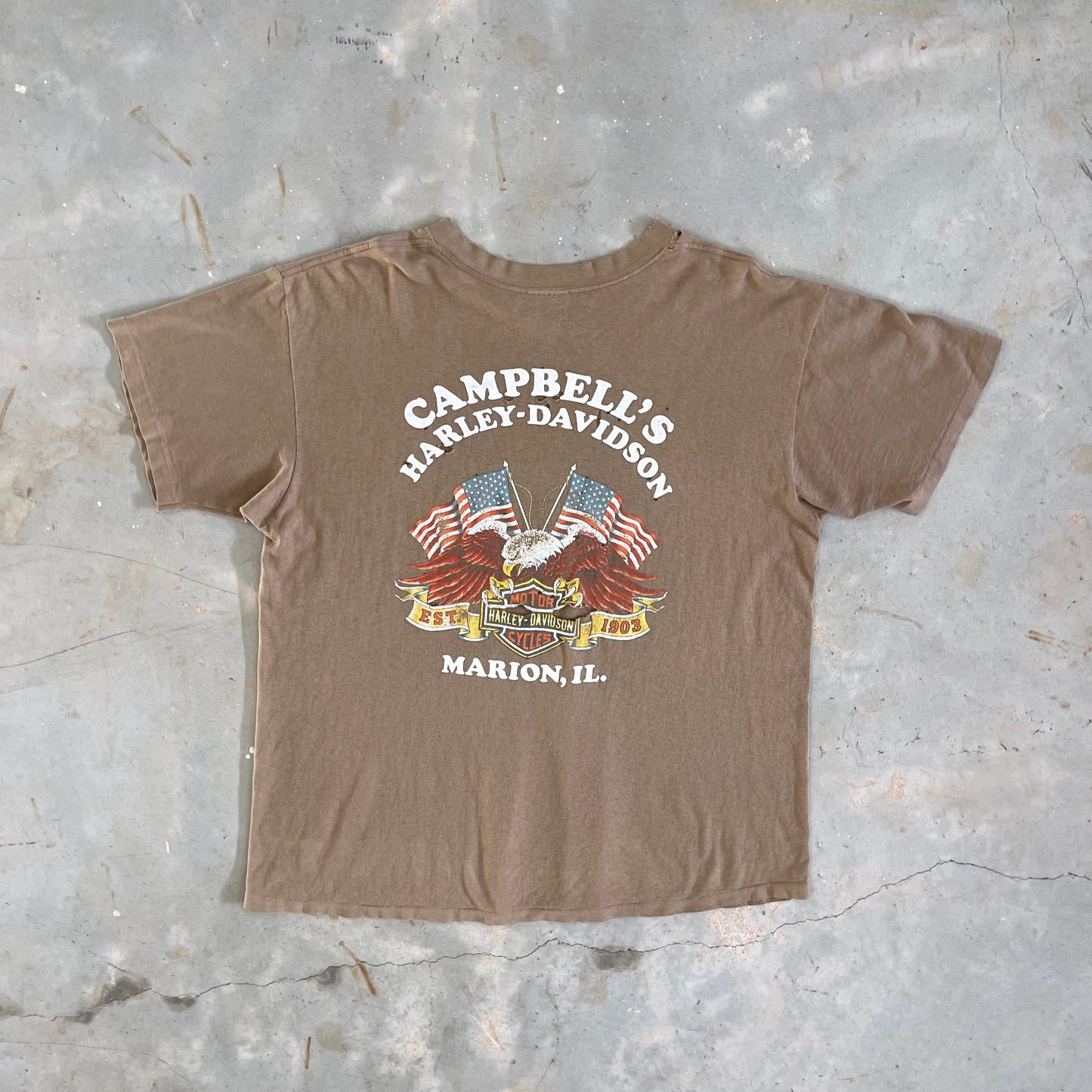 Harley-Davidson 3D Emblem graphic tee