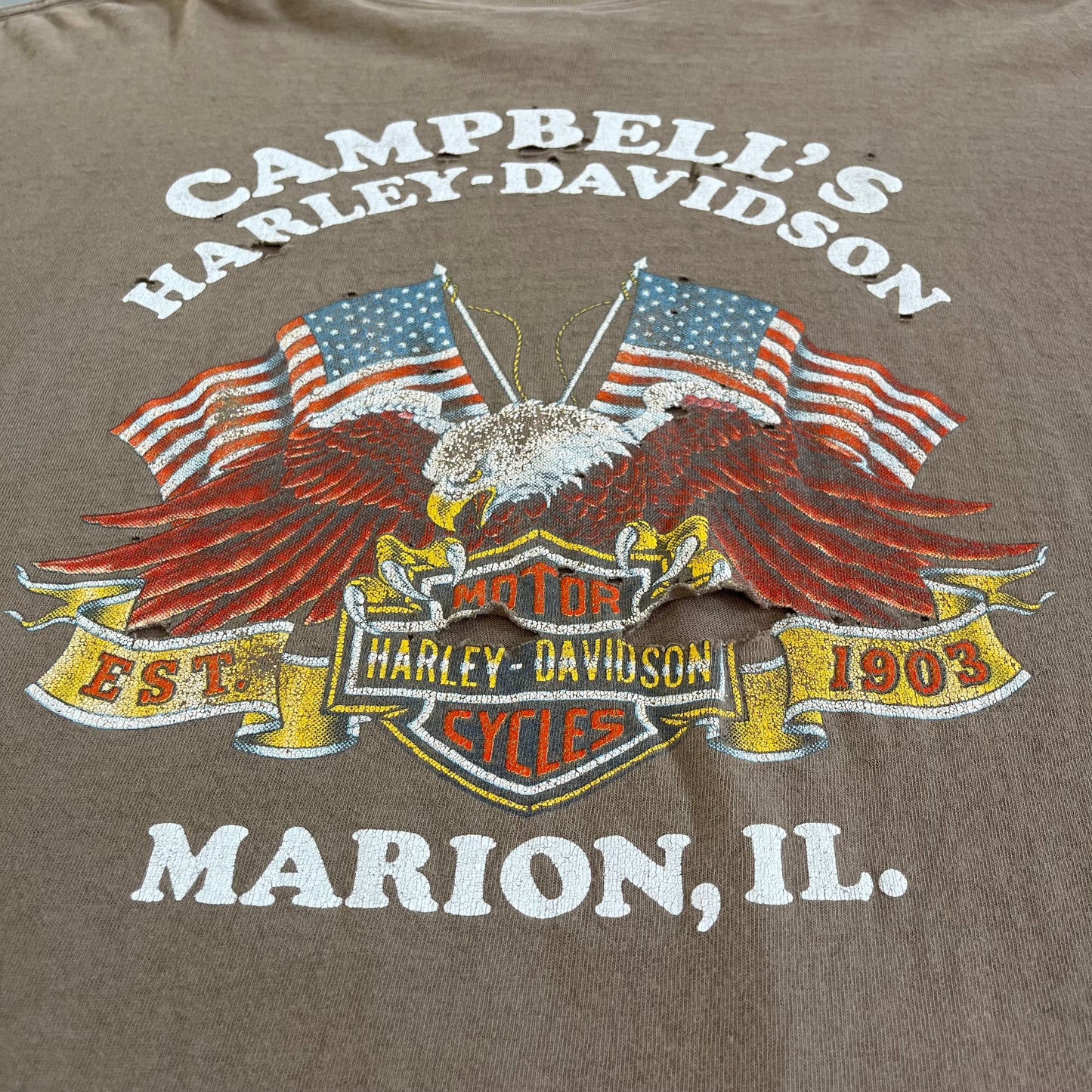 Harley-Davidson 3D Emblem graphic tee