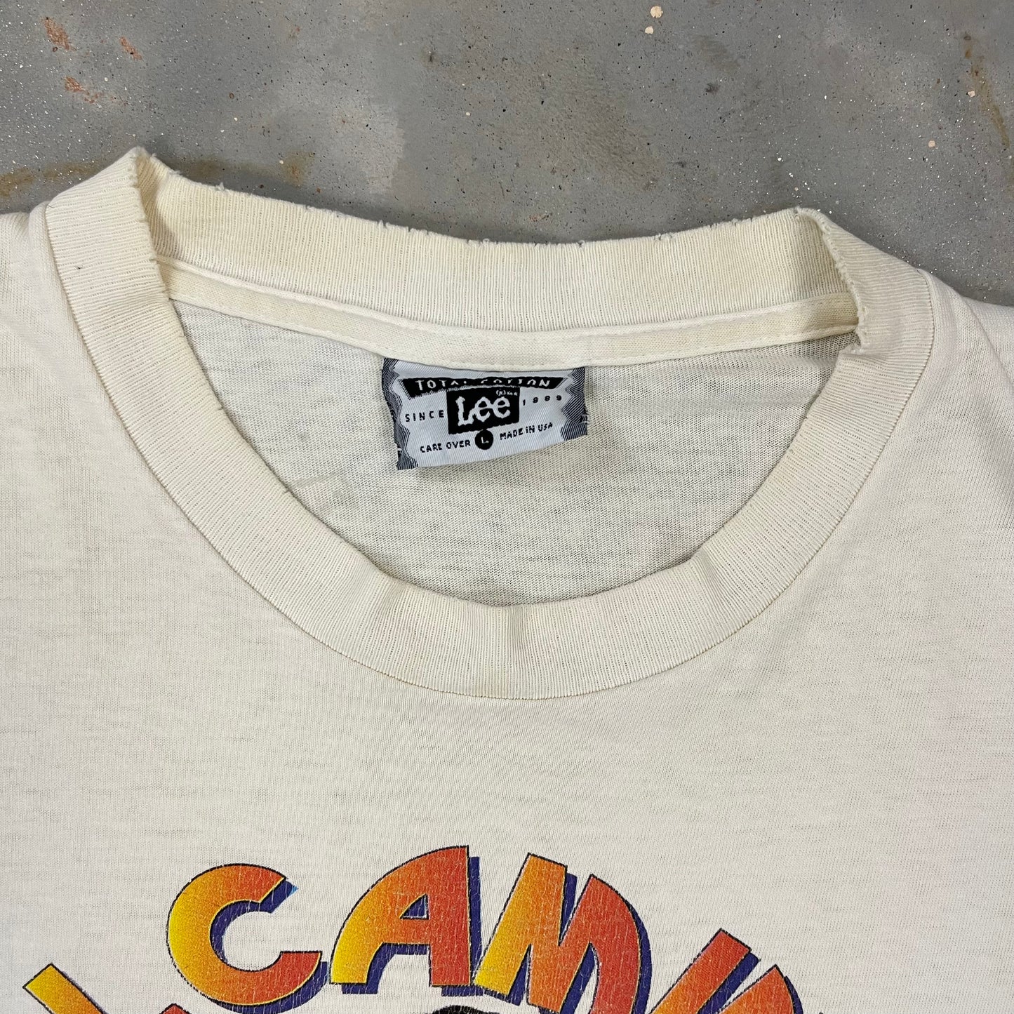 90s El Camino/ Bettie Page graphic tee