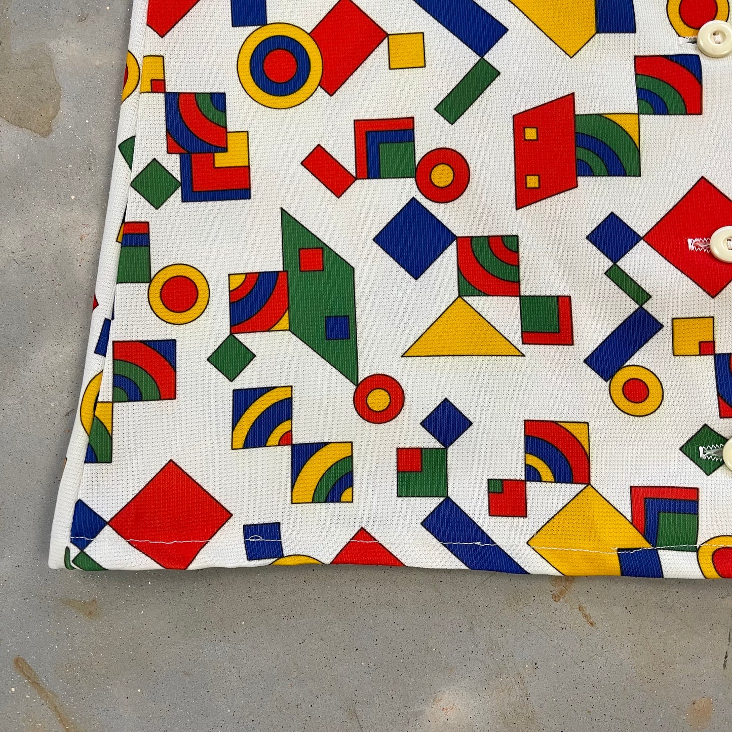 '70s Jantzen geo print mini dress