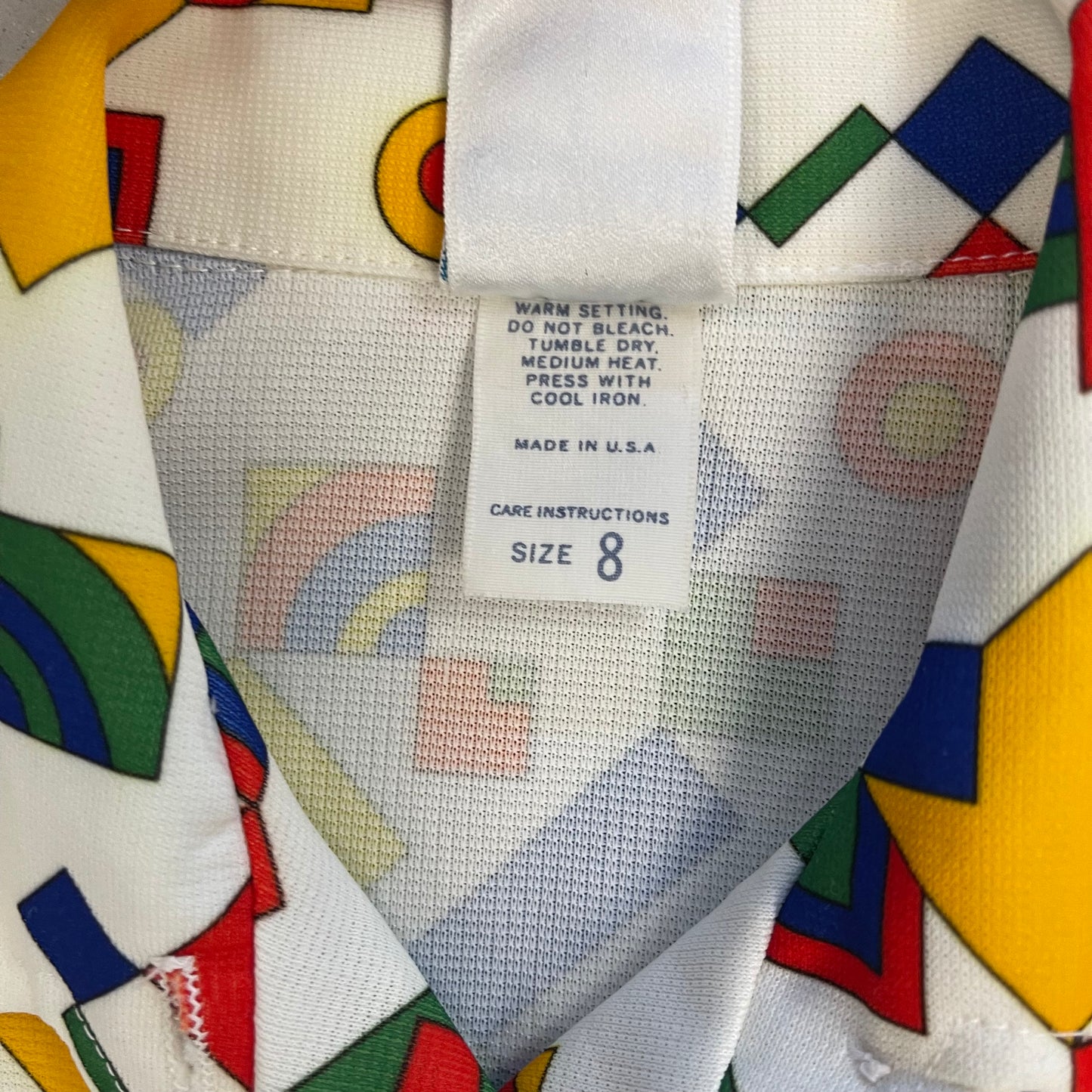 '70s Jantzen geo print mini dress