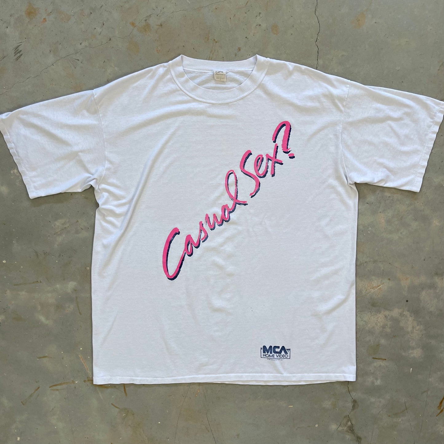 1980s Casual Sex? oversized lounge tee