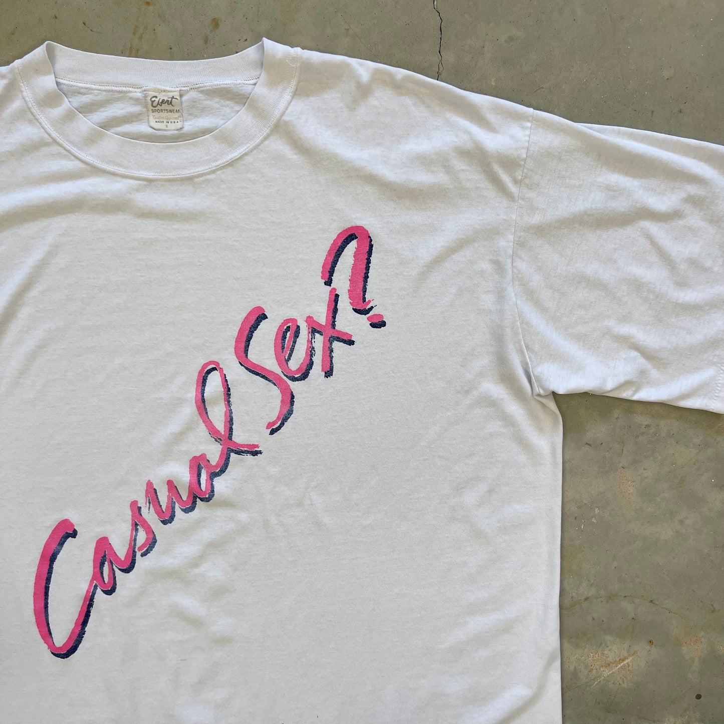 1980s Casual Sex? oversized lounge tee