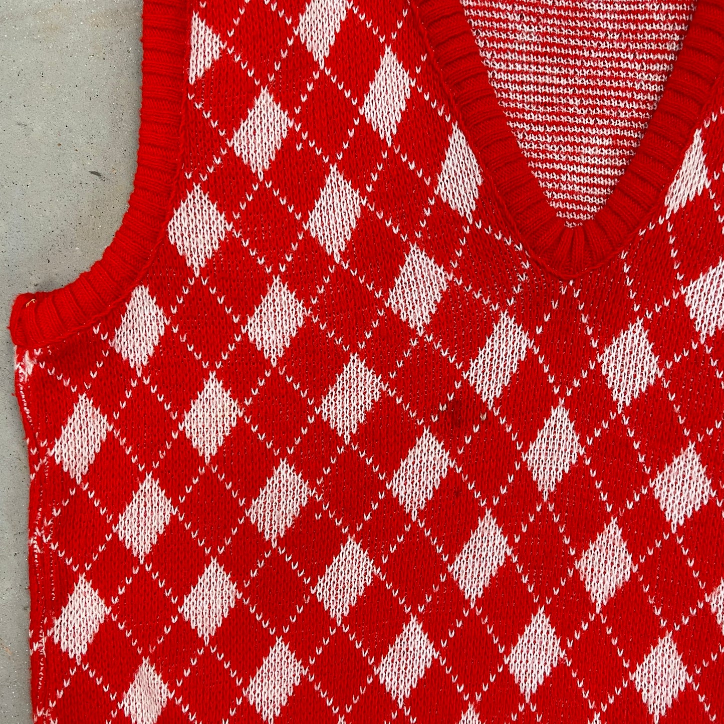 Ecco Bay argyle sweater vest