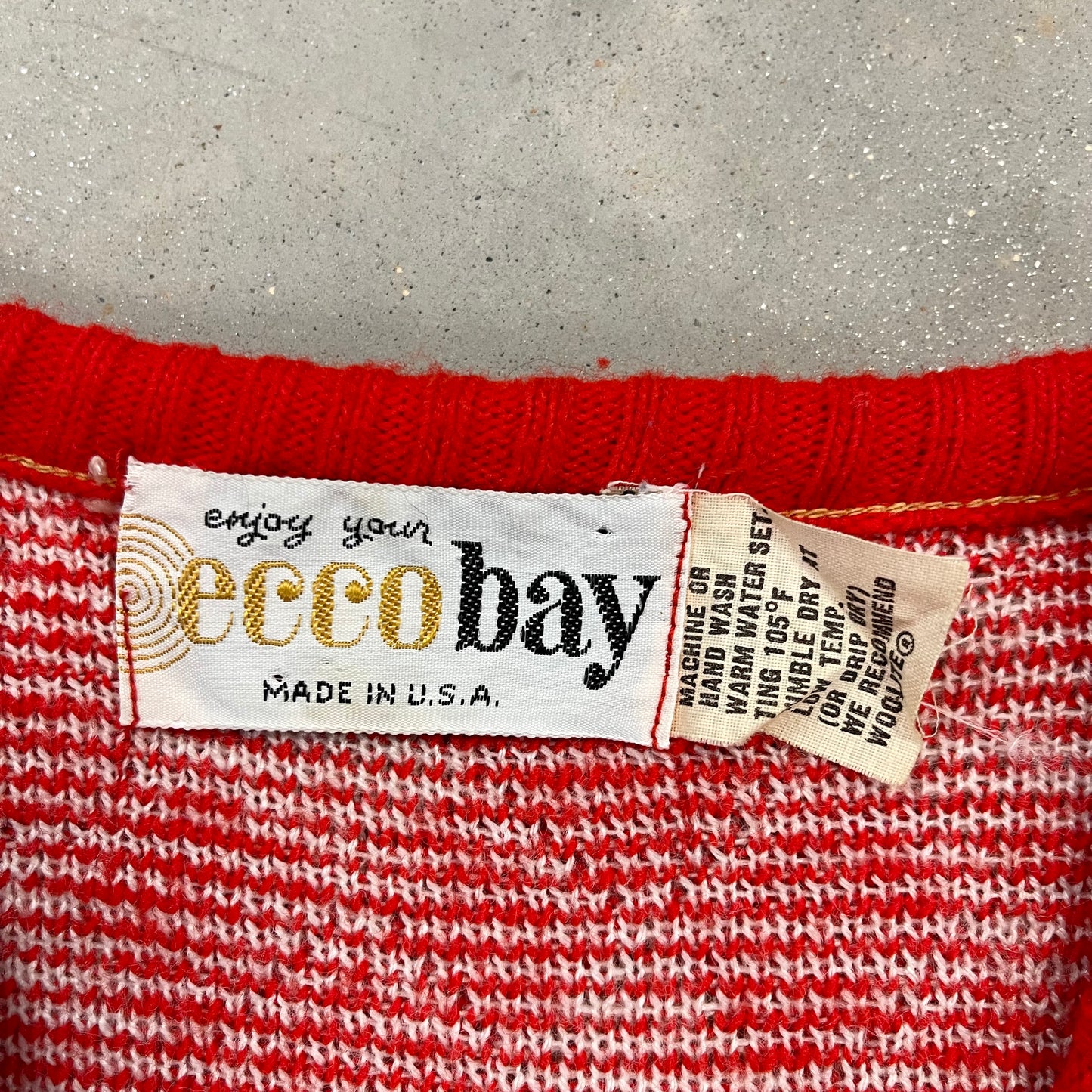 Ecco Bay argyle sweater vest